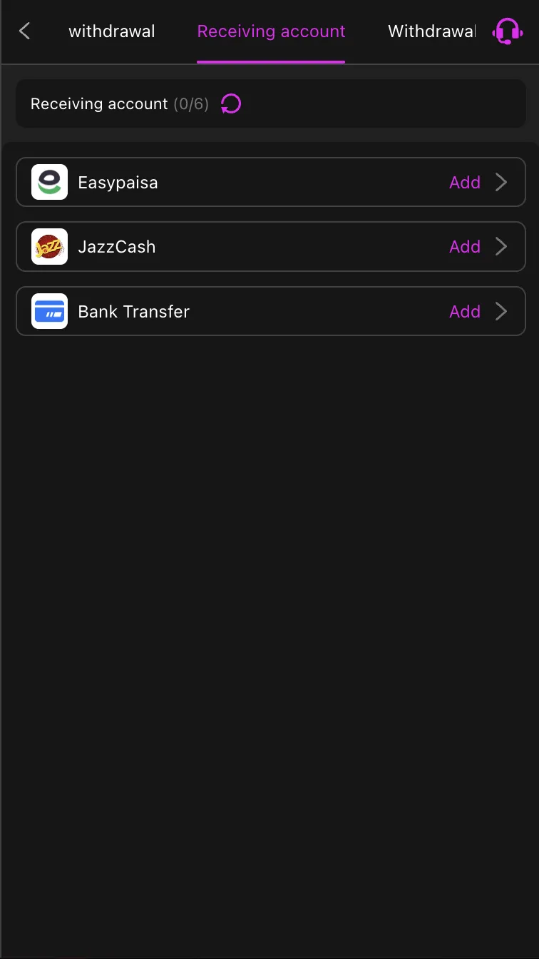 G555 Game – Withdrawal Account Setup Pakistan